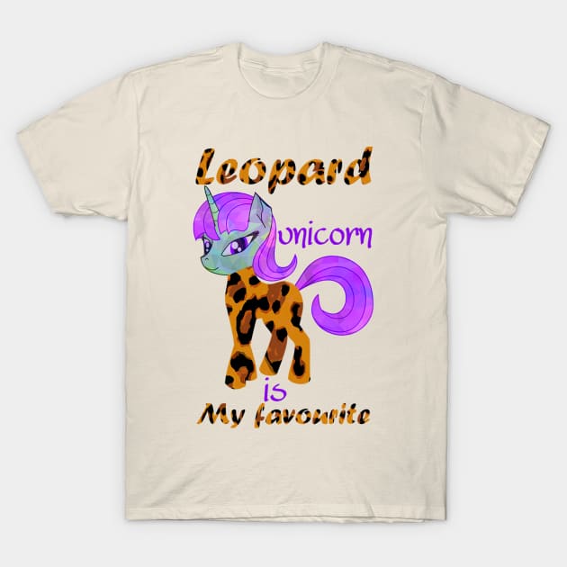 Leopard unicorn . This is the new unicorn T-Shirt by OsOsgermany